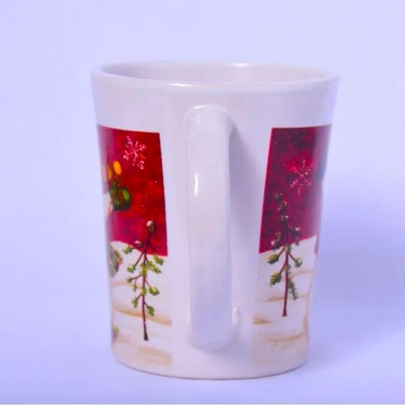 ROYAL NORFOLK Holiday Merry Christmas SNOW MAN Frosty14 OZ Coffee Mug Cup - Picture 6 of 10